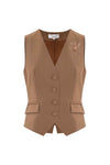 Gilet court style costume sans manches - GILET ELITA