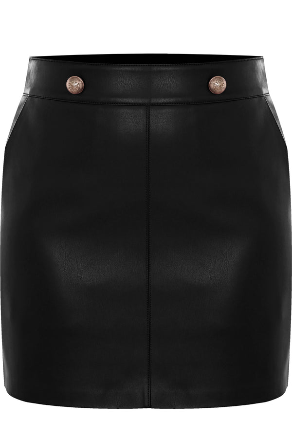 Jupe courte détails boutons à la taille - Skirt MARIAELISA