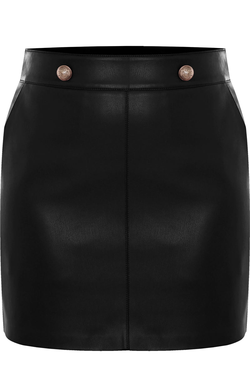 Falda mini con botones - Falda MARIAELISA