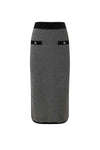Jupe coupe droite longueur midi - Skirt IN Pull  ERADA