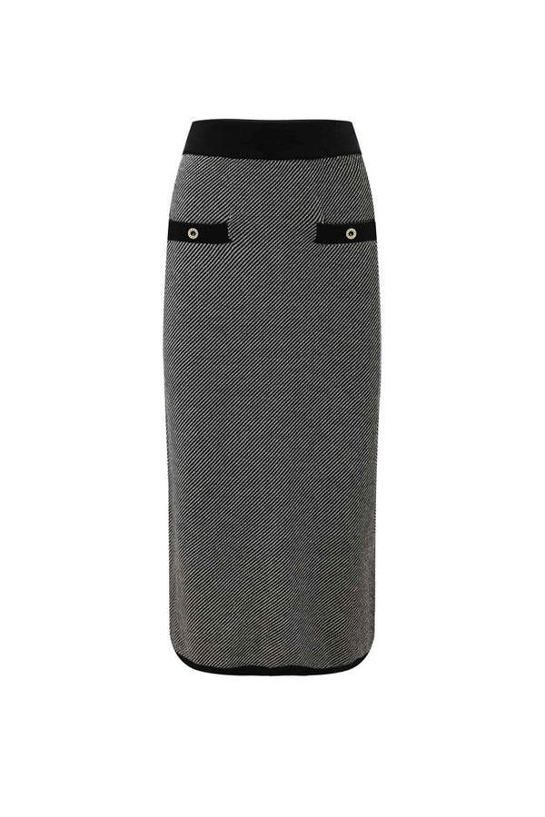 Falda larga de tweed - Falda IN CamisetaERADA