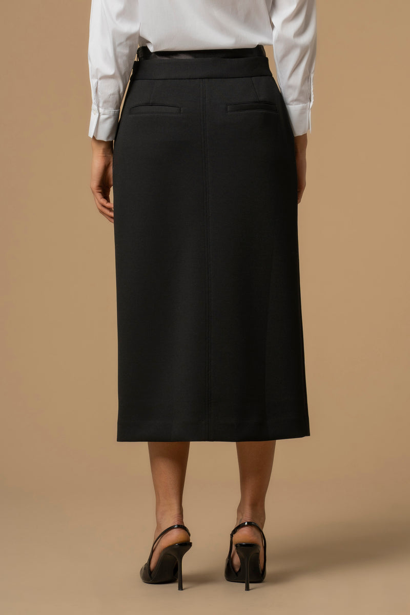 Business style chic long contoured skirt - Skirt NAIARA