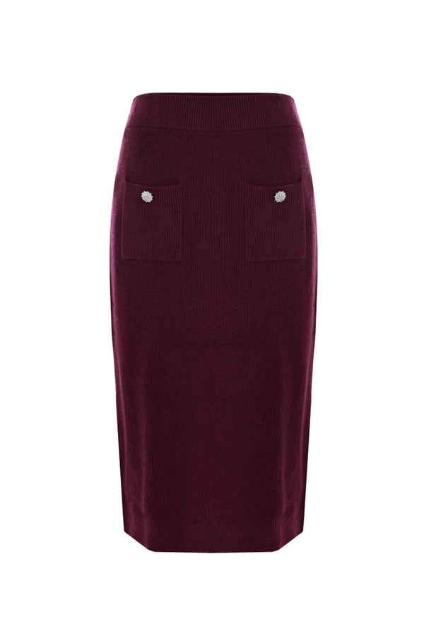 Versatile chic calf length pencil skirt - Skirt Sweater GIOIELLO BACTRA