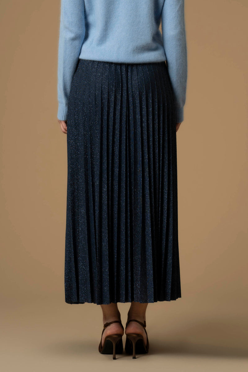 Jupe avec effet plissé longue - Skirt ALEMANNO