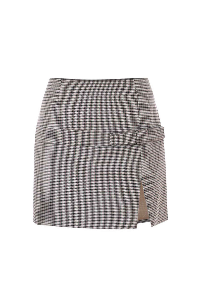 Mini-jupe avec fente coupe droite - Skirt JIMM