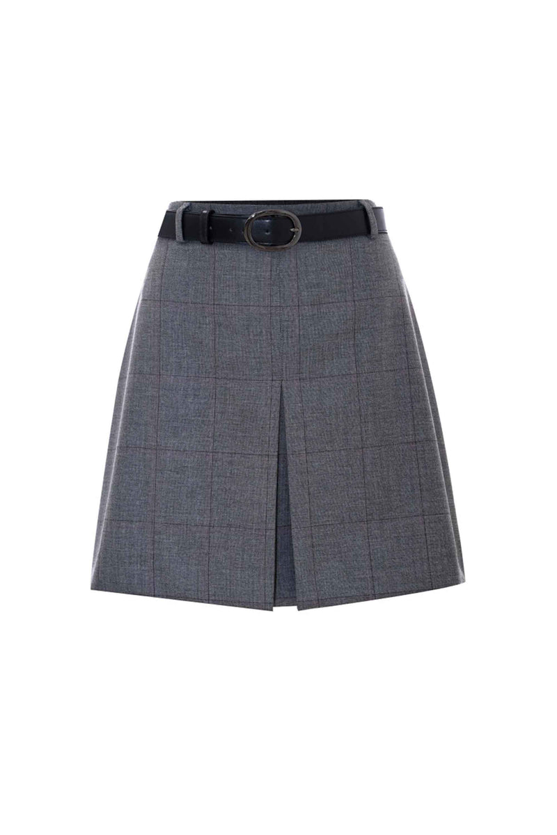 Jupe longue avec fente et ceinture - Skirt ENDRIGO