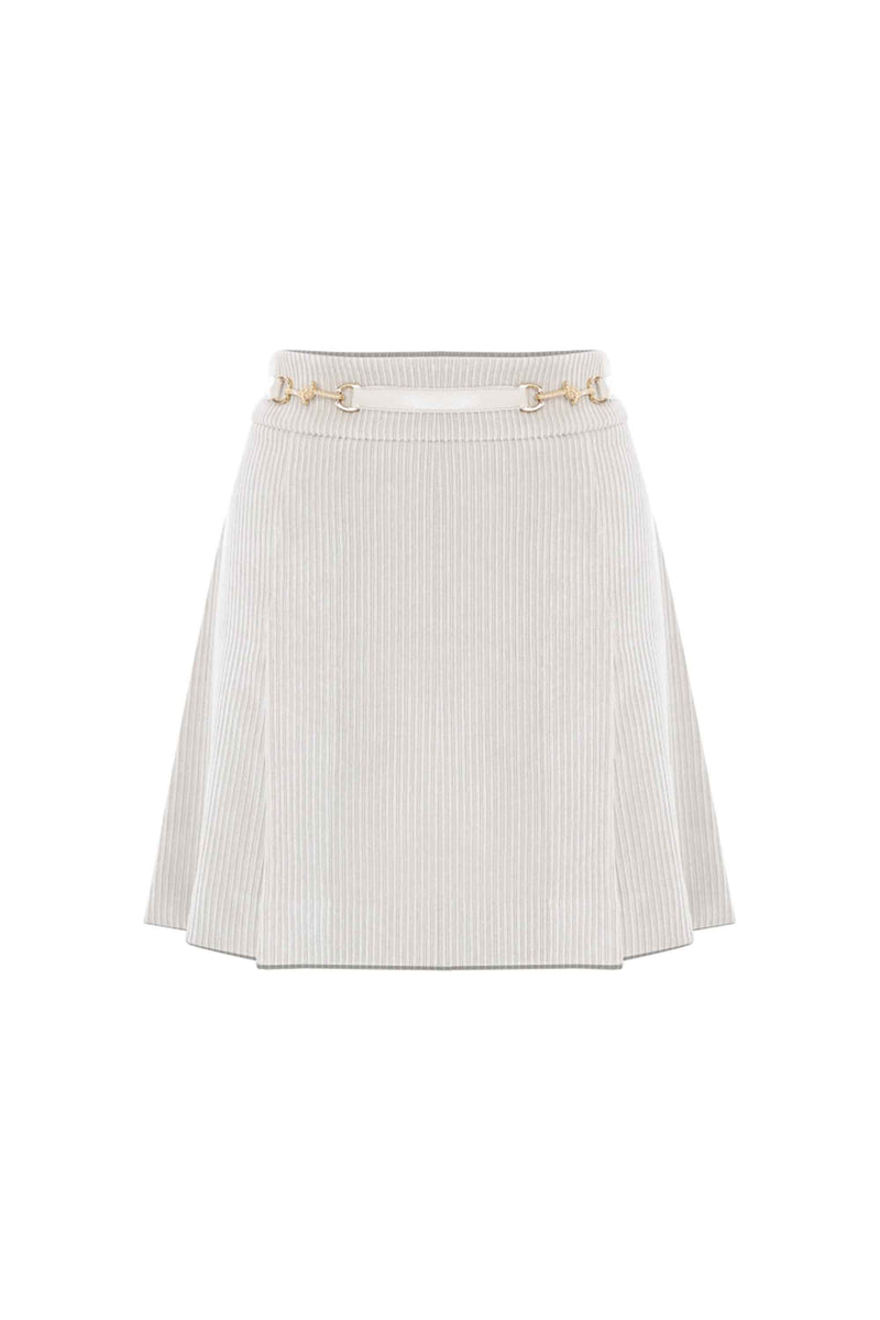 Jupe courte détails à la taille - Skirt CON APPLICAZIONE ARACELIA