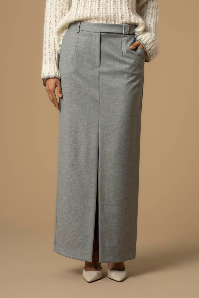 Jupe longue droite avec poches - Skirt FILIBERTA