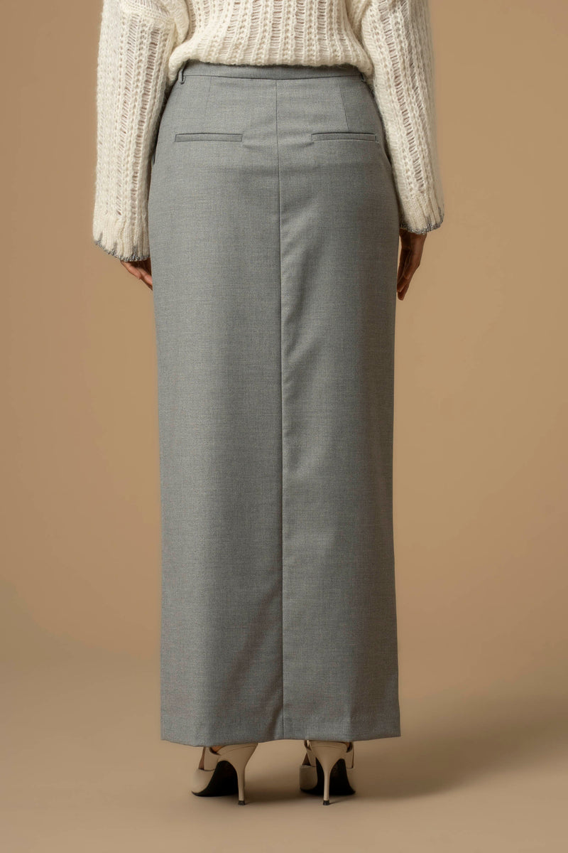Jupe longue droite avec poches - Skirt FILIBERTA