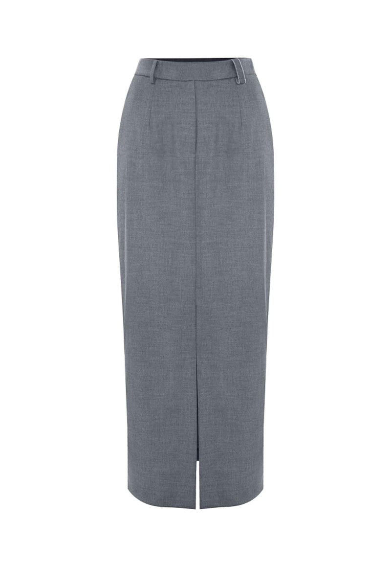 Jupe longue droite avec poches - Skirt FILIBERTA