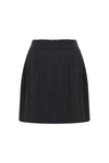 Jupe courte avec revers à la taille - Skirt BARSE