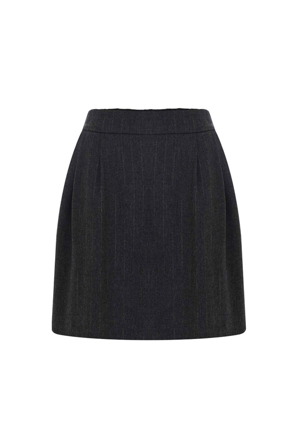 Gonna corta in gessato lurex - Gonna Barse
