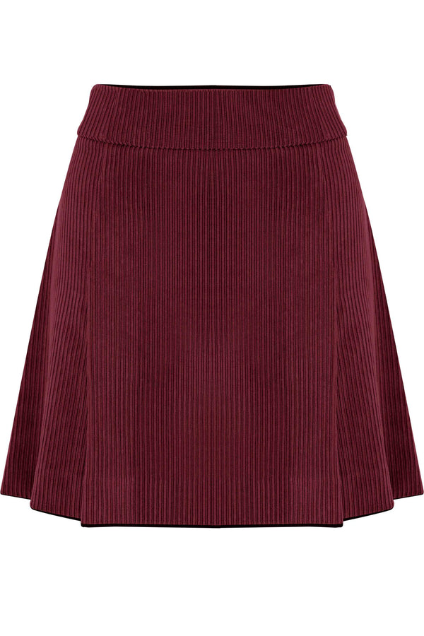 Jupe trapèze courte avec plis - Skirt ARACELIA