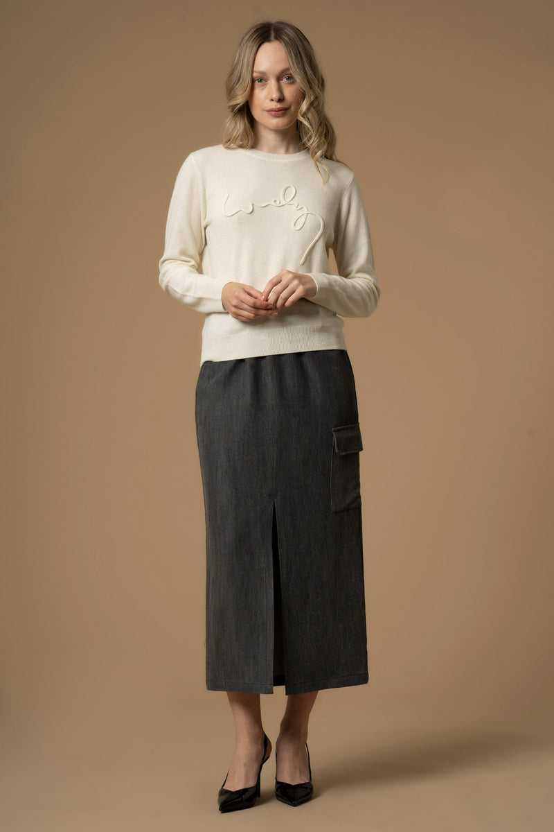 Pull à col rond avec manches longues - Pull  M/L CATTEO