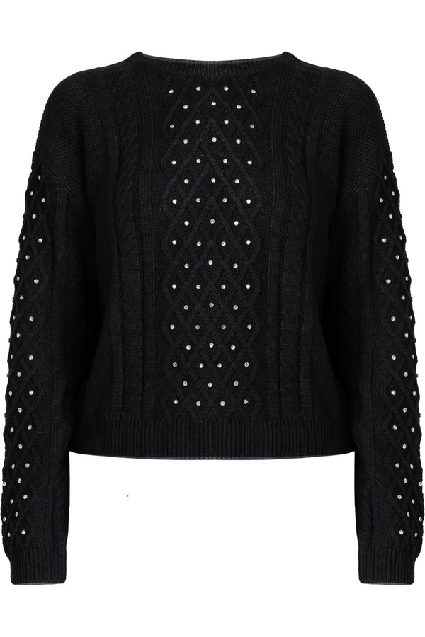 Chilled chic jewel effect sweatshirt - Sweater EMILIANA