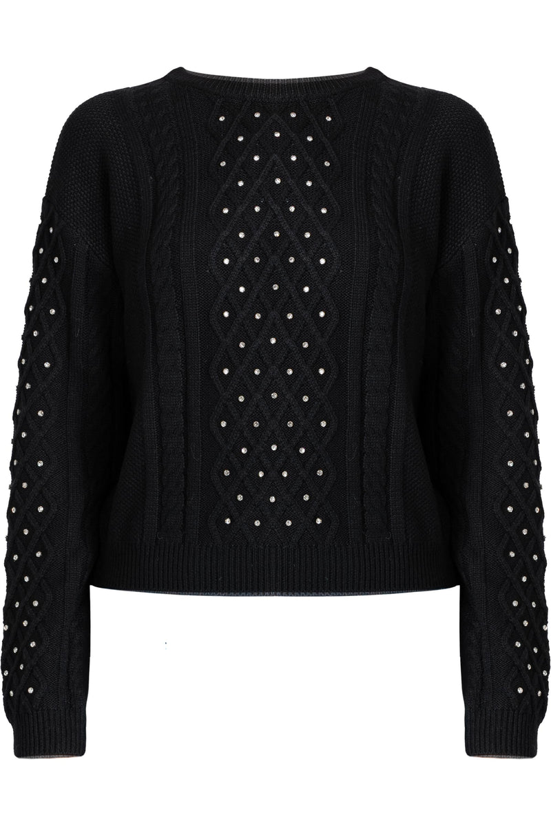 Maglia lavorata con punti luce - Maglia M/L Emiliana