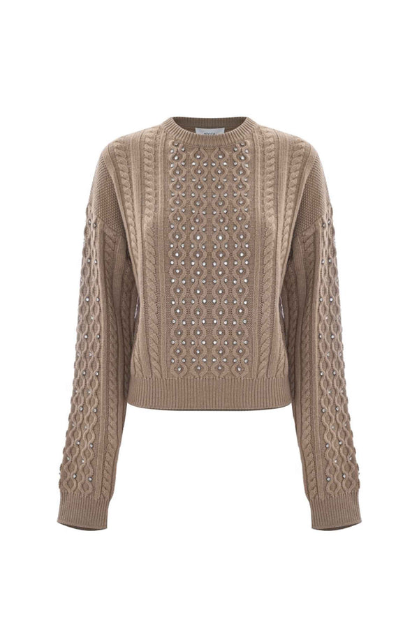 Chilled chic jewel effect sweatshirt - Sweater EMILIANA