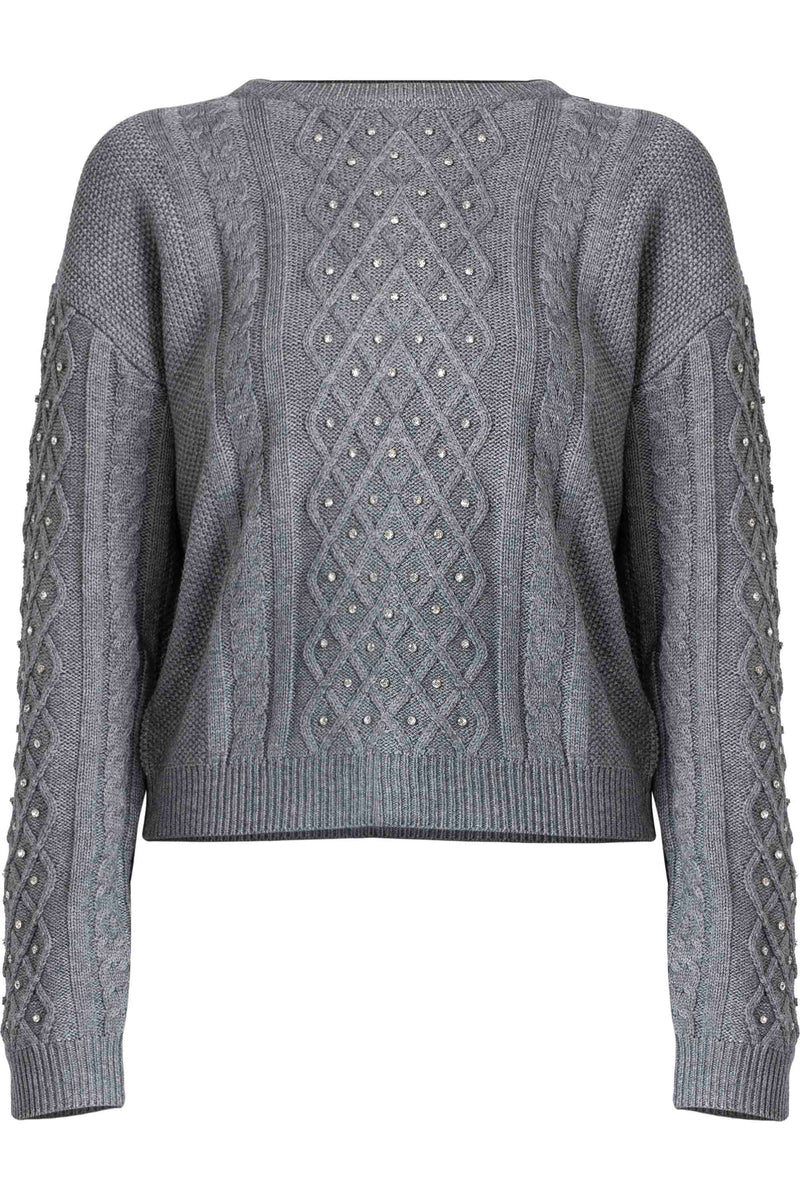 Maglia lavorata con punti luce - Maglia M/L Emiliana