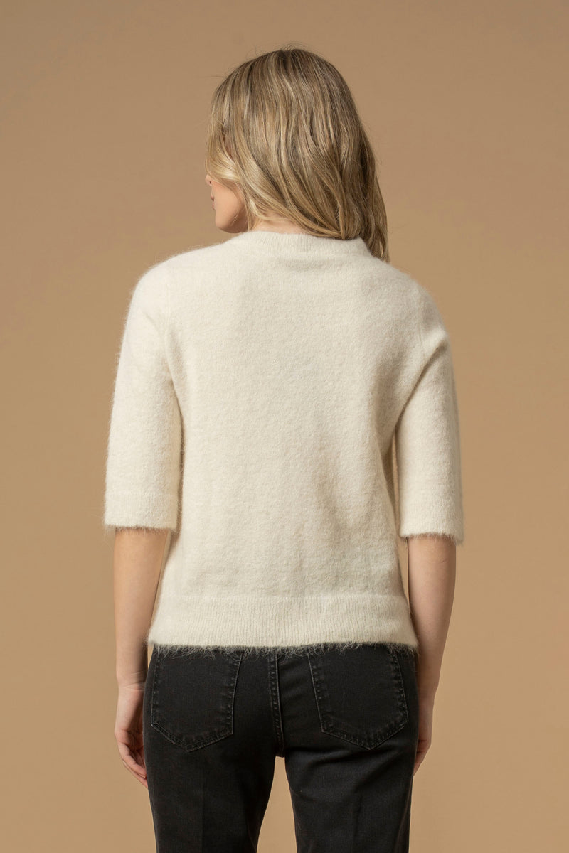 Maglia con dettagli in perle - Maglia M/L Anouska