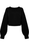 Maglia crop in lana e cachemire - Maglia M/L Ane