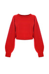 Maglia crop in lana e cachemire - Maglia M/L Ane