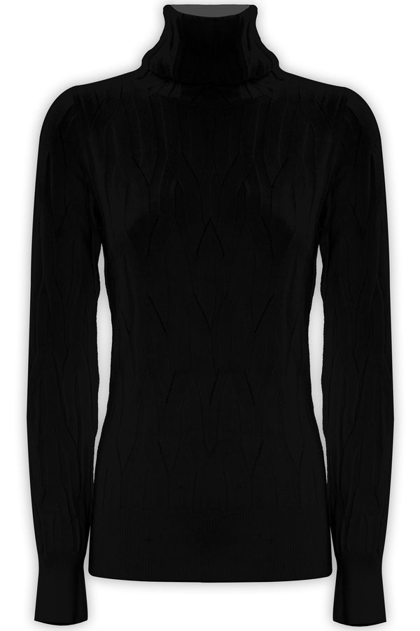 Maglia con collo alto morbido - Maglia M/L Dasio