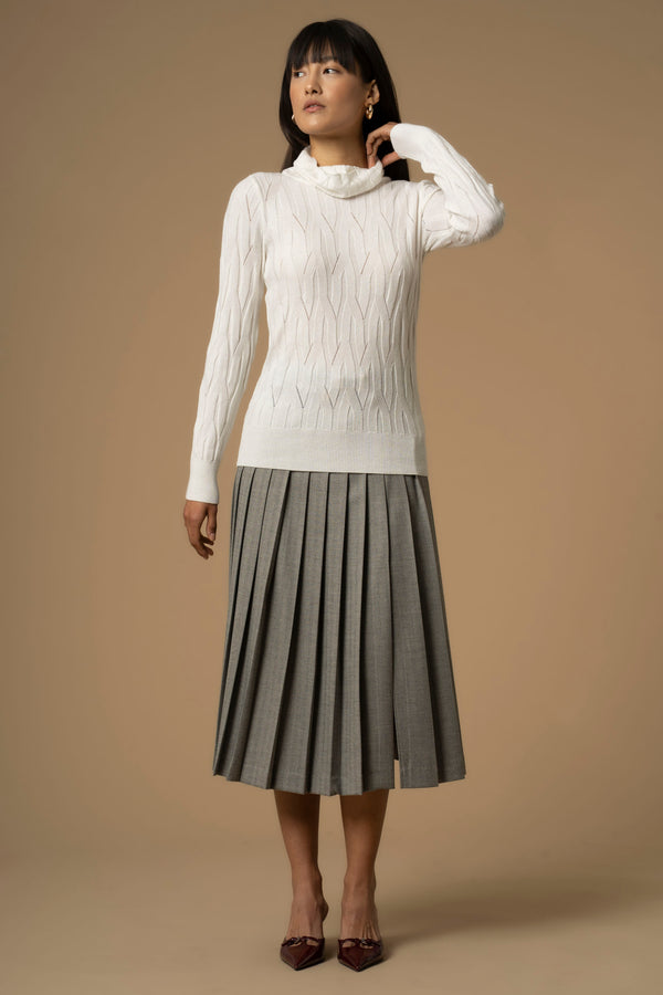 Maglia con collo alto morbido - Maglia M/L Dasio