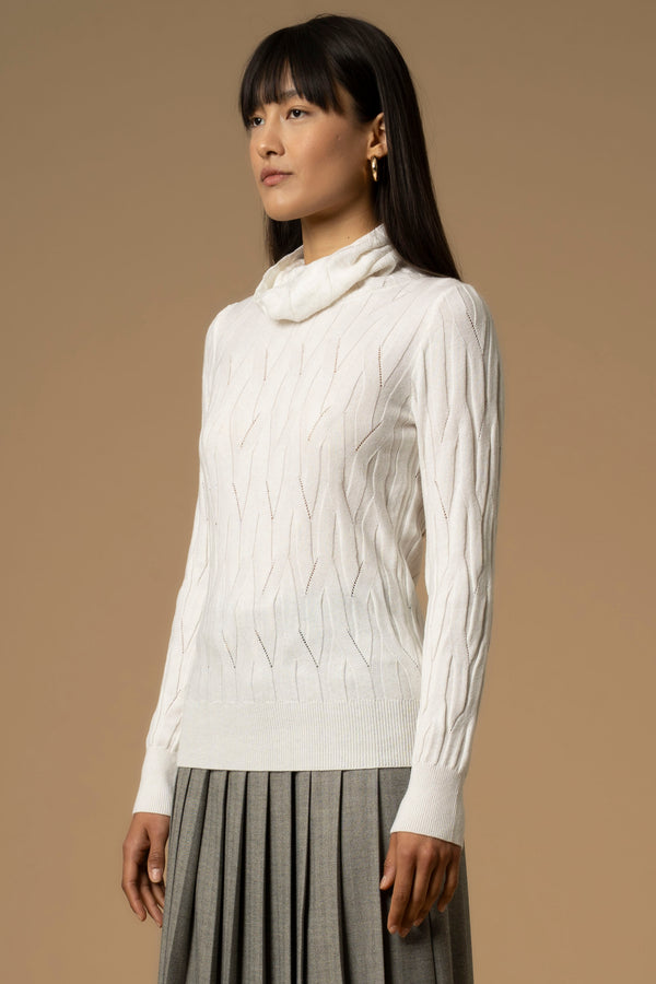 Maglia con collo alto morbido - Maglia M/L Dasio
