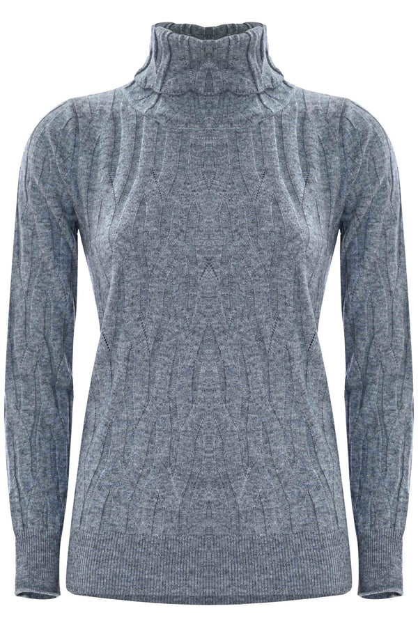 Maglia con collo alto morbido - Maglia M/L Dasio