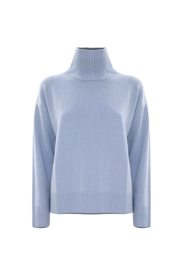 Maglia con collo alto a costine - Maglia M/L Marleen