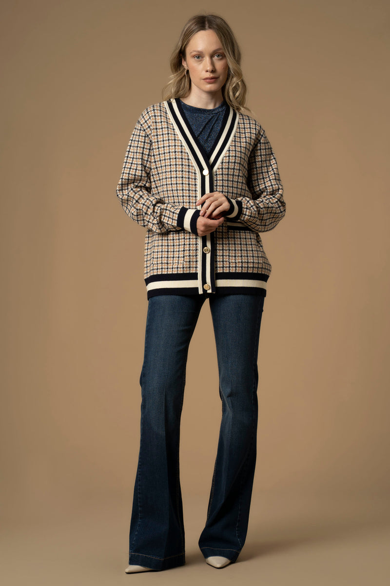 Pull avec fermeture à boutons contrastée - Pull  M/L ARMANDA