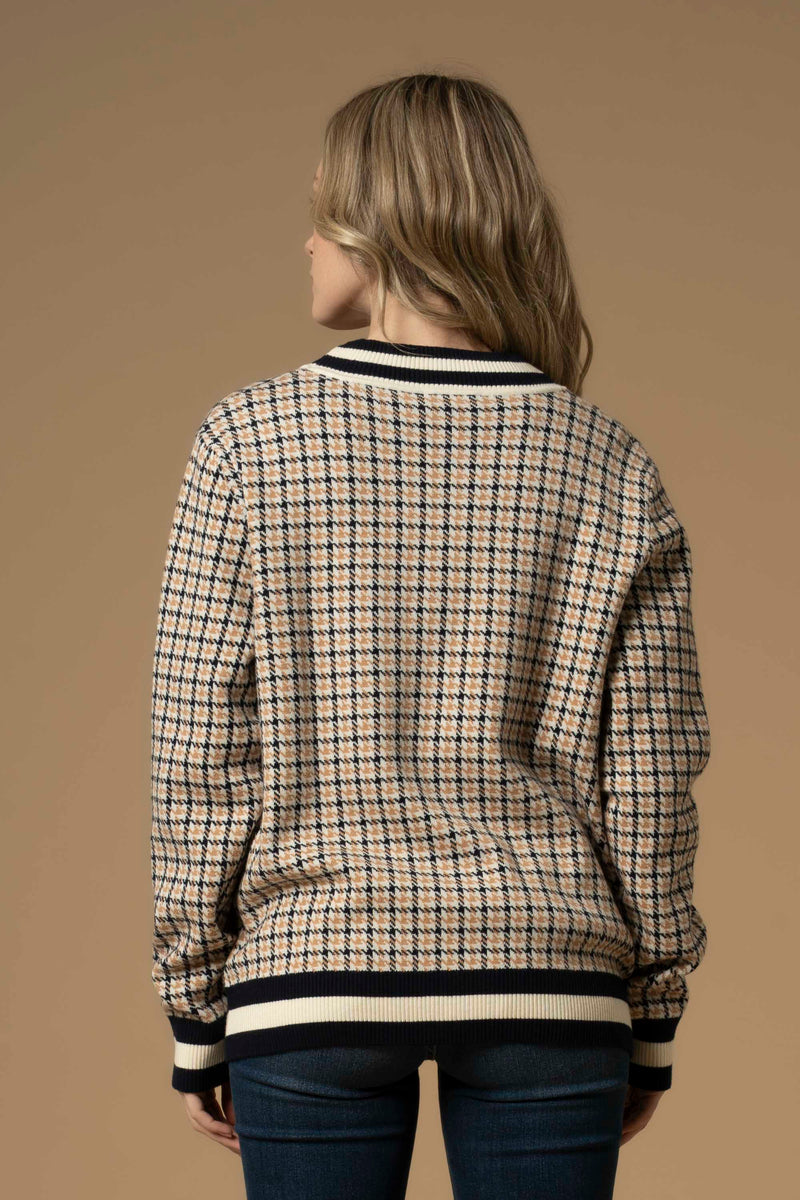 Pull avec fermeture à boutons contrastée - Pull  M/L ARMANDA