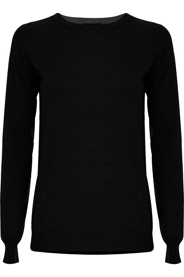 Traditional slim fit long sleeved sweatshirt - Sweater MARTINE