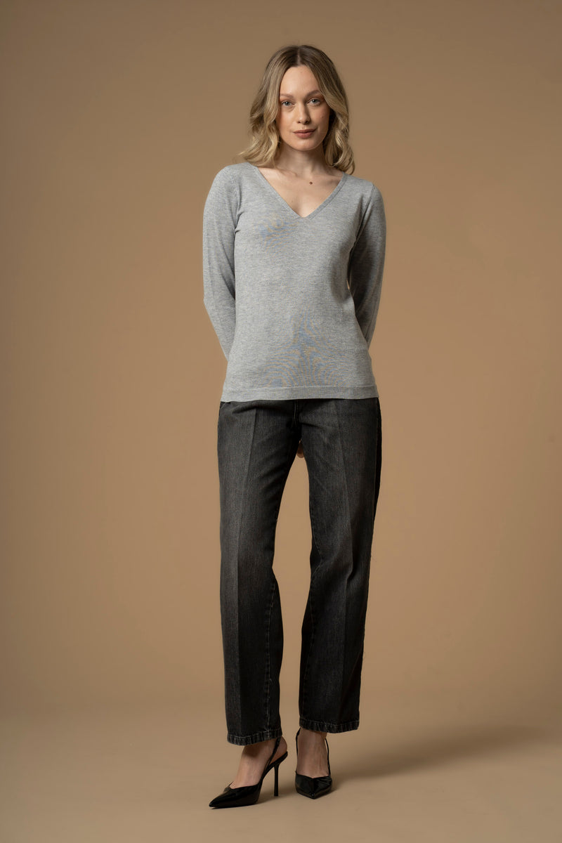 Maglia con bordi a costine - Maglia M/L Massima