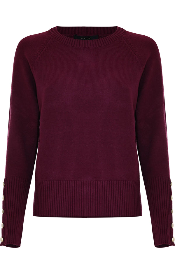 Classic sweater design, slim finish, long sleeved - Sweater ARWAN