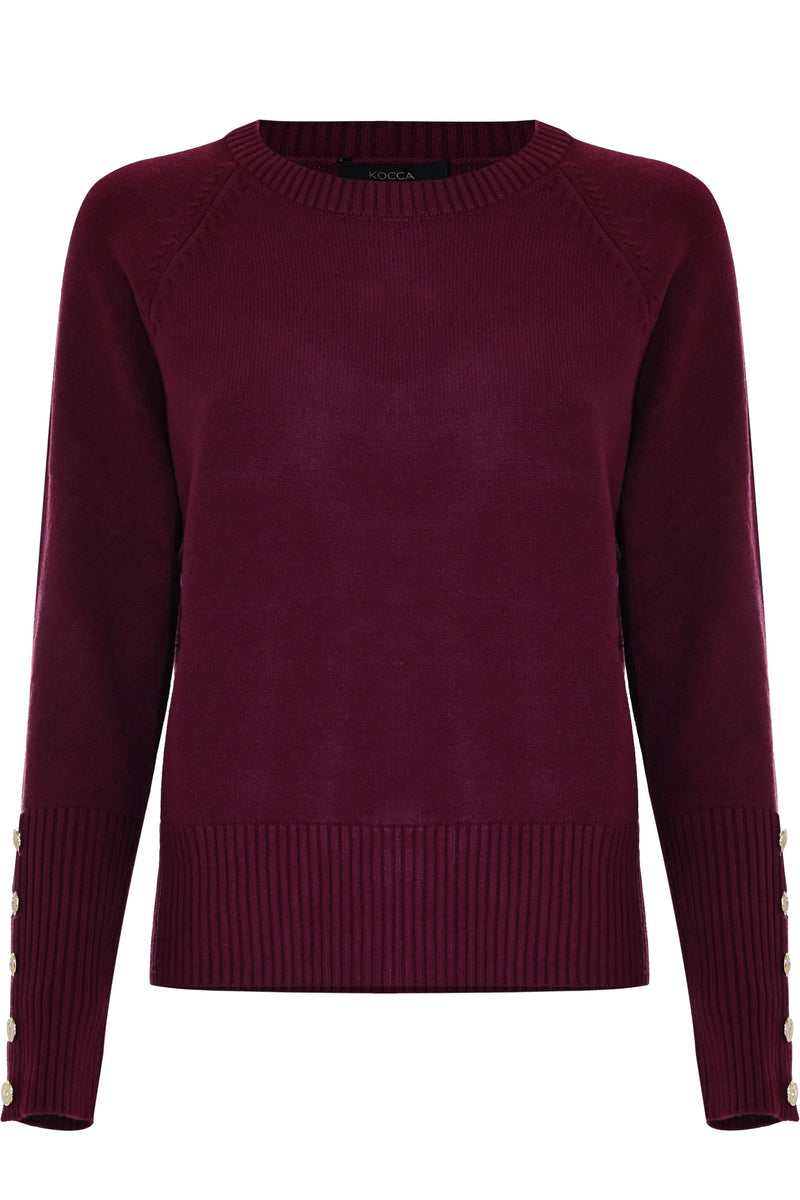 Jersey con detalle botones dorados - Camiseta ARWAN