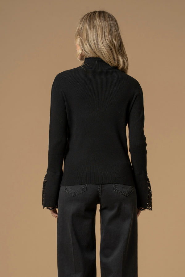 Pull col roulé avec manches extra longues - Pull  M/L CLARENNA