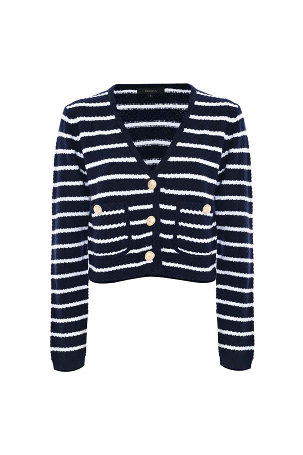 Maglia cardigan a righe - Maglia M/L Camlost