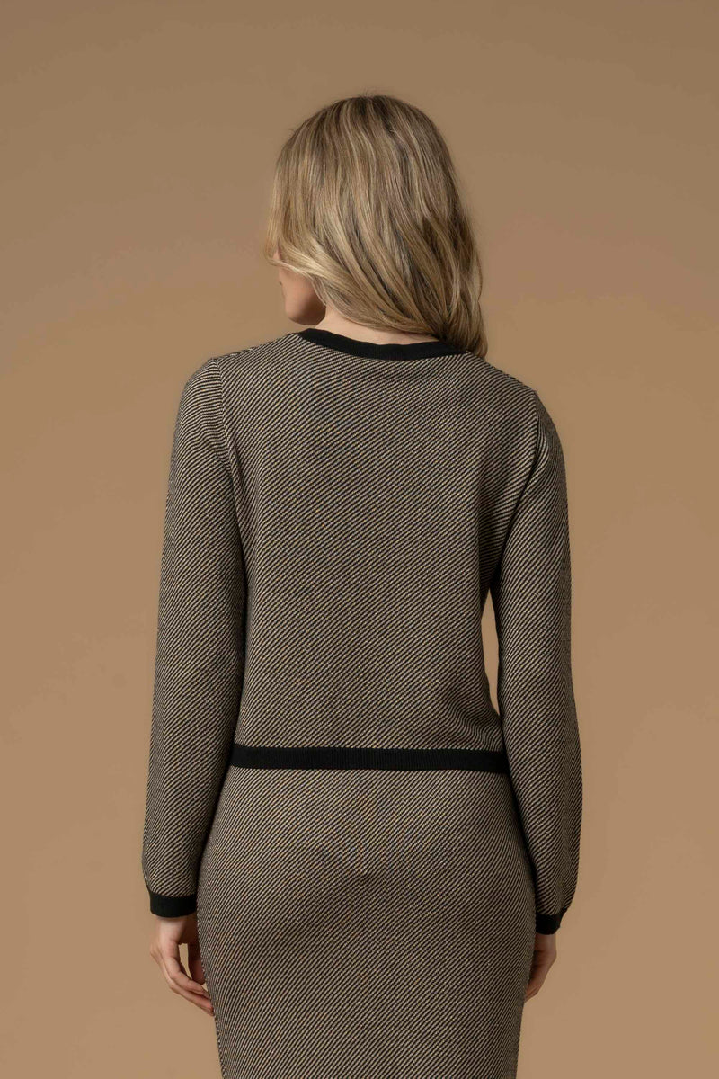 Pull col V avec fausses poches rabat - Pull  M/L ERACLIDE