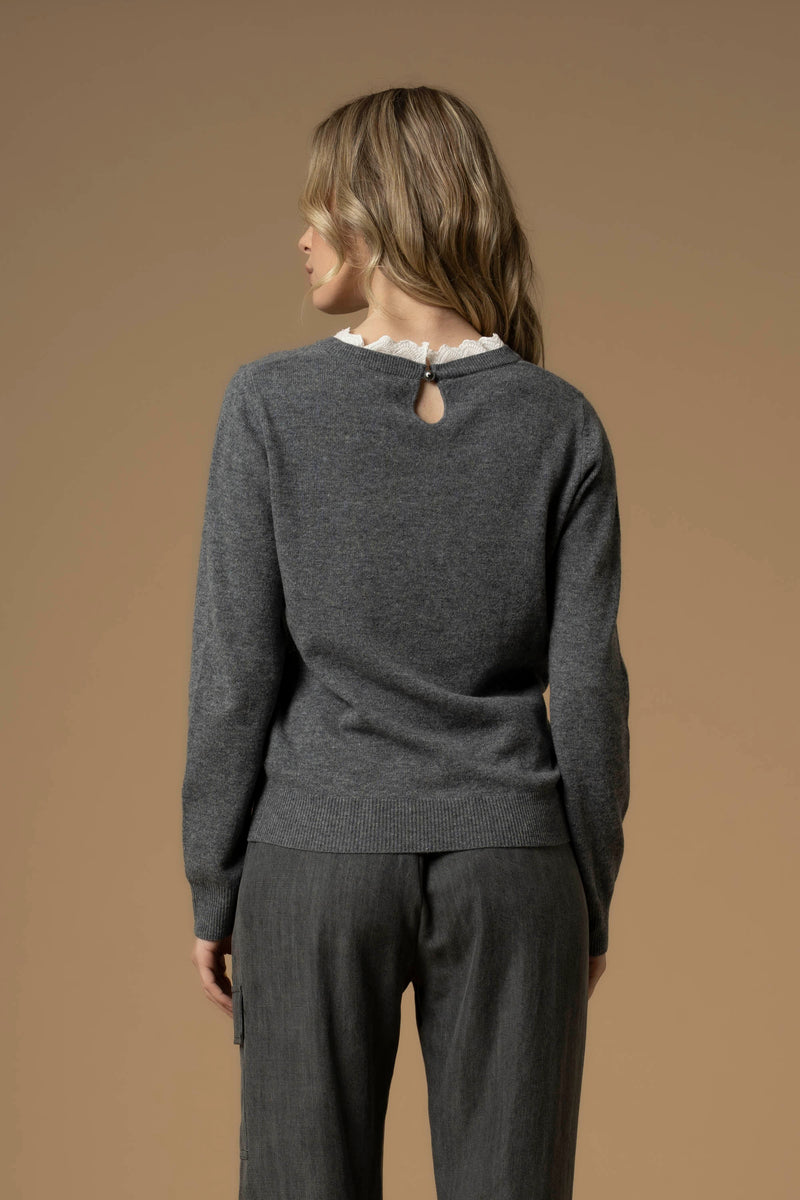 Pull col rond coupe fluide - Pull  M/L MARSHALL