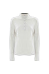 Pull col roulé avec détails boutons - Pull  M/L ENNATA