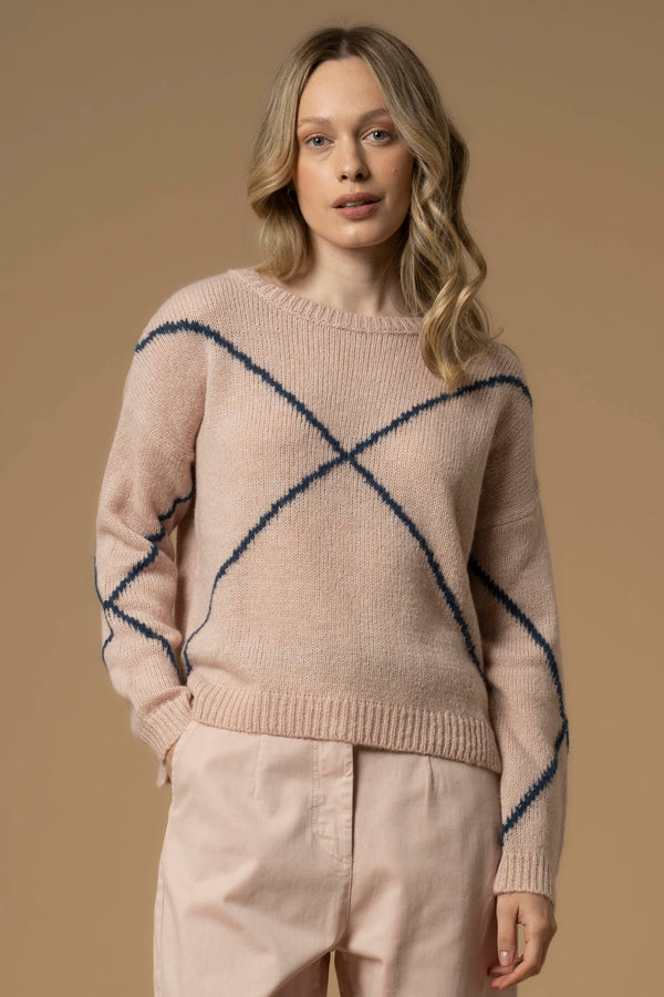 Maglia con motivo a righe - Maglia M/L Aubert