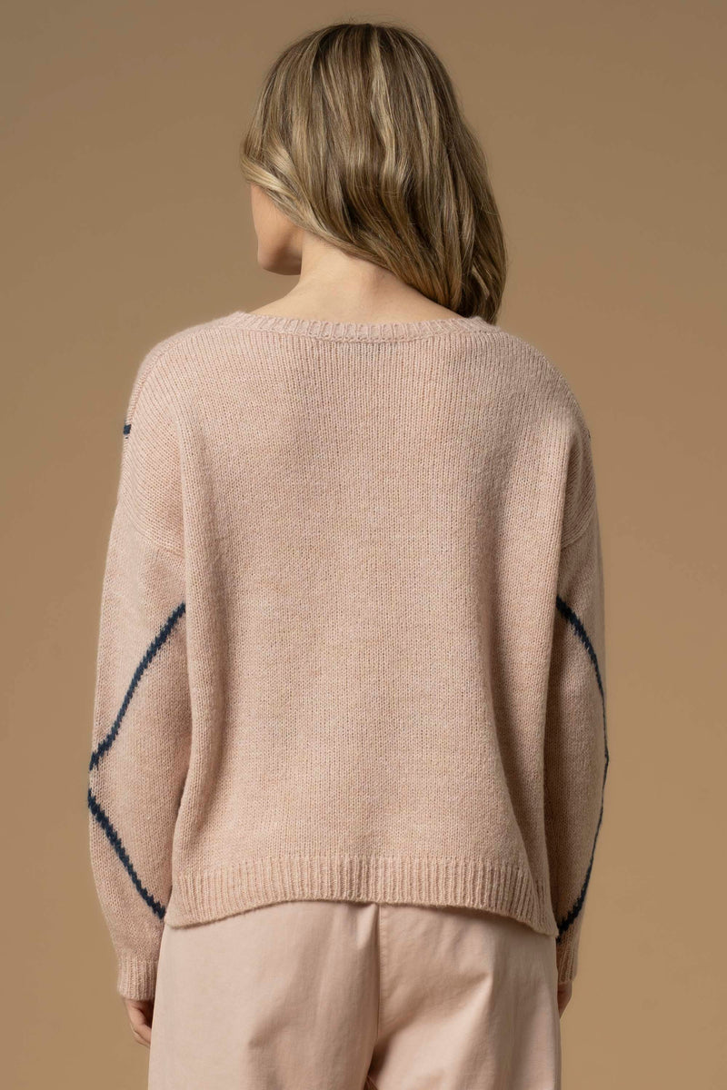 Pull coupe large encolure dégagée - Pull  M/L AUBERT