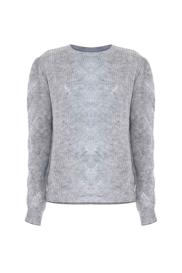 Maglia girocollo lavorata - Maglia M/L Auriga