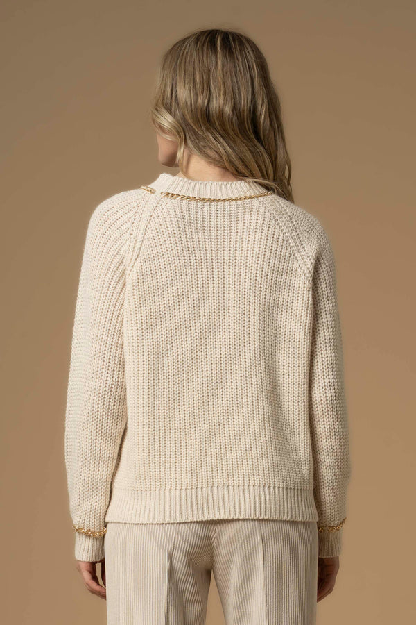 Maglia con catena dorata - Maglia M/L Ienna