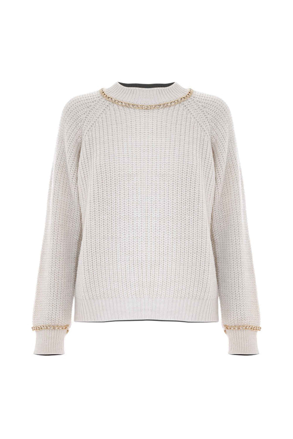 Maglia con catena dorata - Maglia M/L Ienna