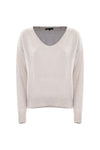 Maglia scollo a V con punti luce - Maglia M/L Iluminada
