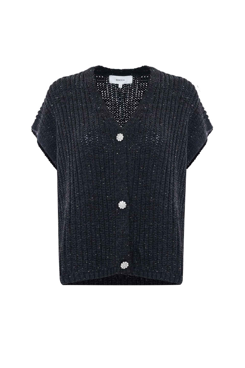 Maglia cardigan senza maniche - Maglia M/M Inisio