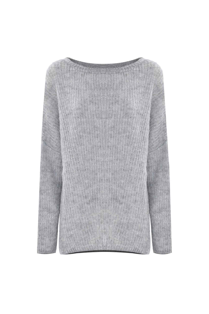Pull long avec encolure dégagée - Pull  M/L IUSTIA