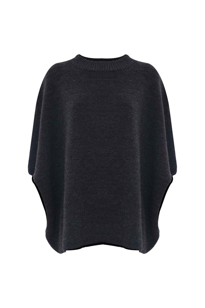 Pull style cape à col légèrement montant - Pull  LORENO